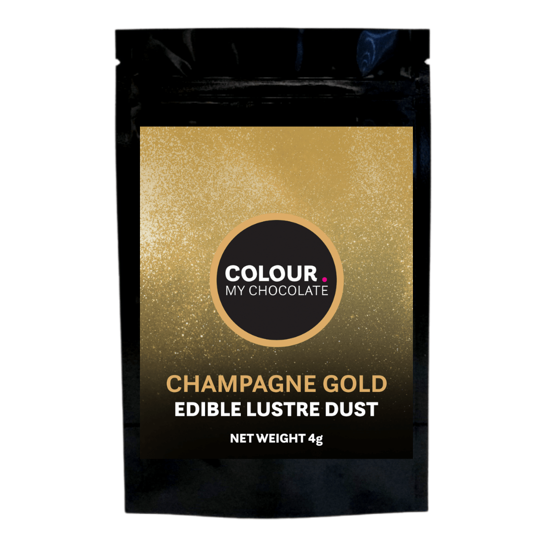 CHAMPAGNE GOLD 100% Edible Lustre Dust - Colour My Chocolate