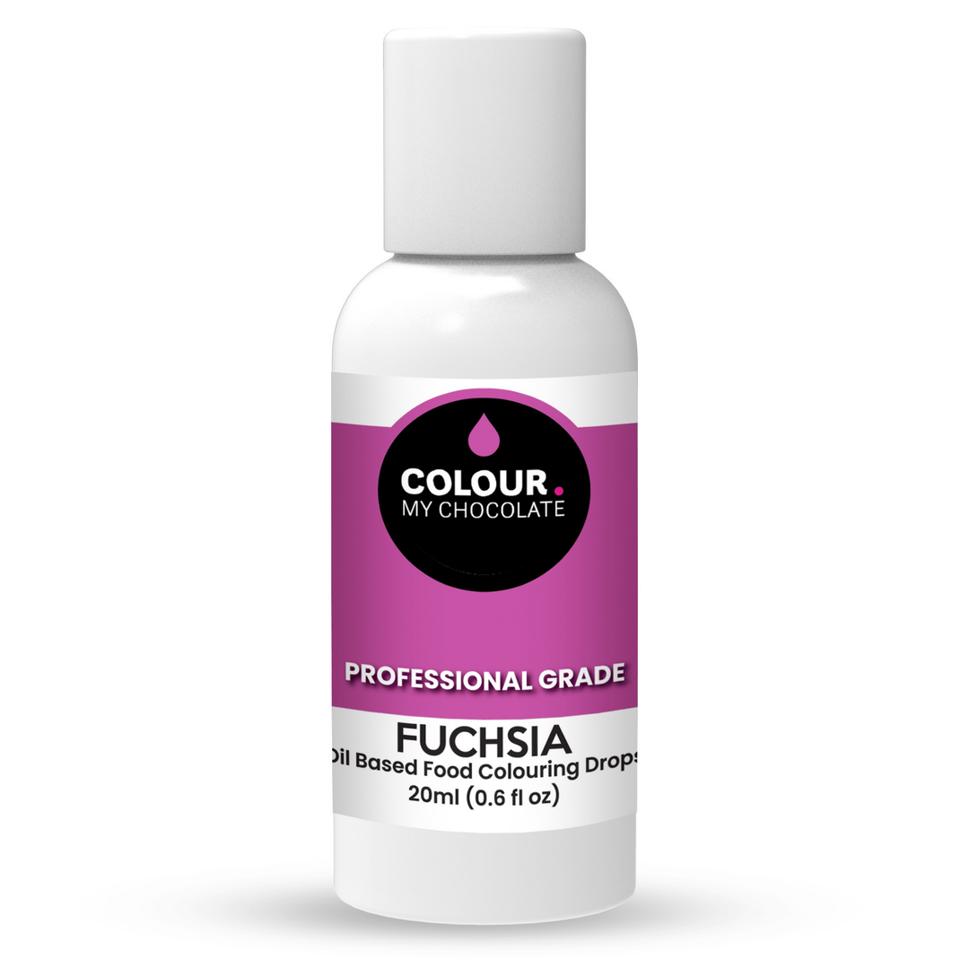 FUCHSIA Oil Based Food Colouring Drops - Colour My Chocolate