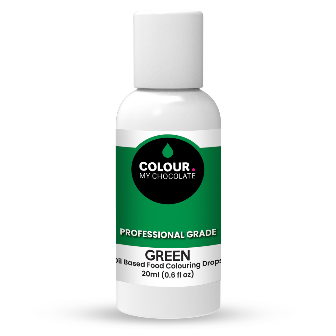 GREEN Oil Based Food Colouring Drops - Colour My Chocolate