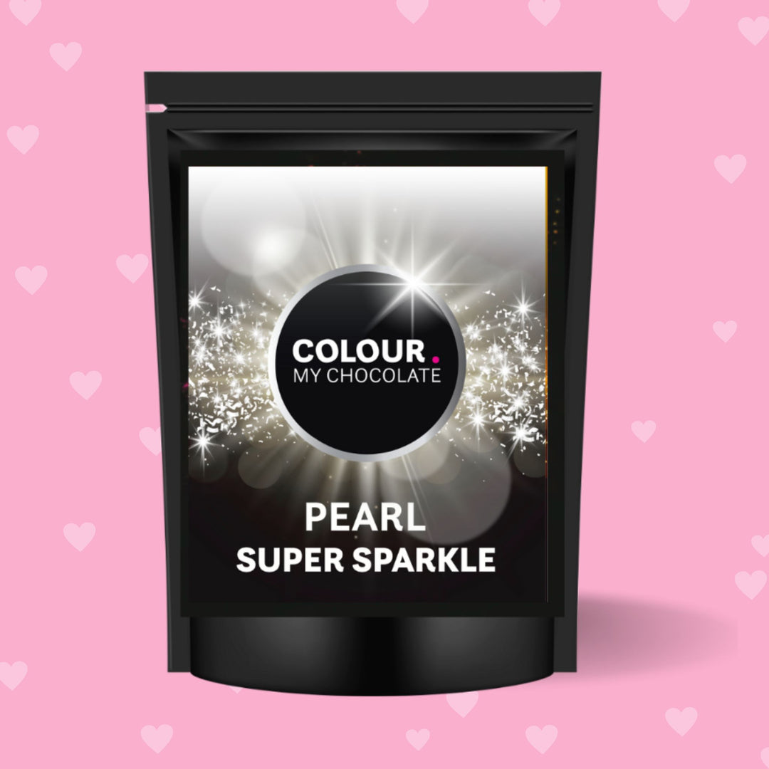 pearl glitter edible valentines day