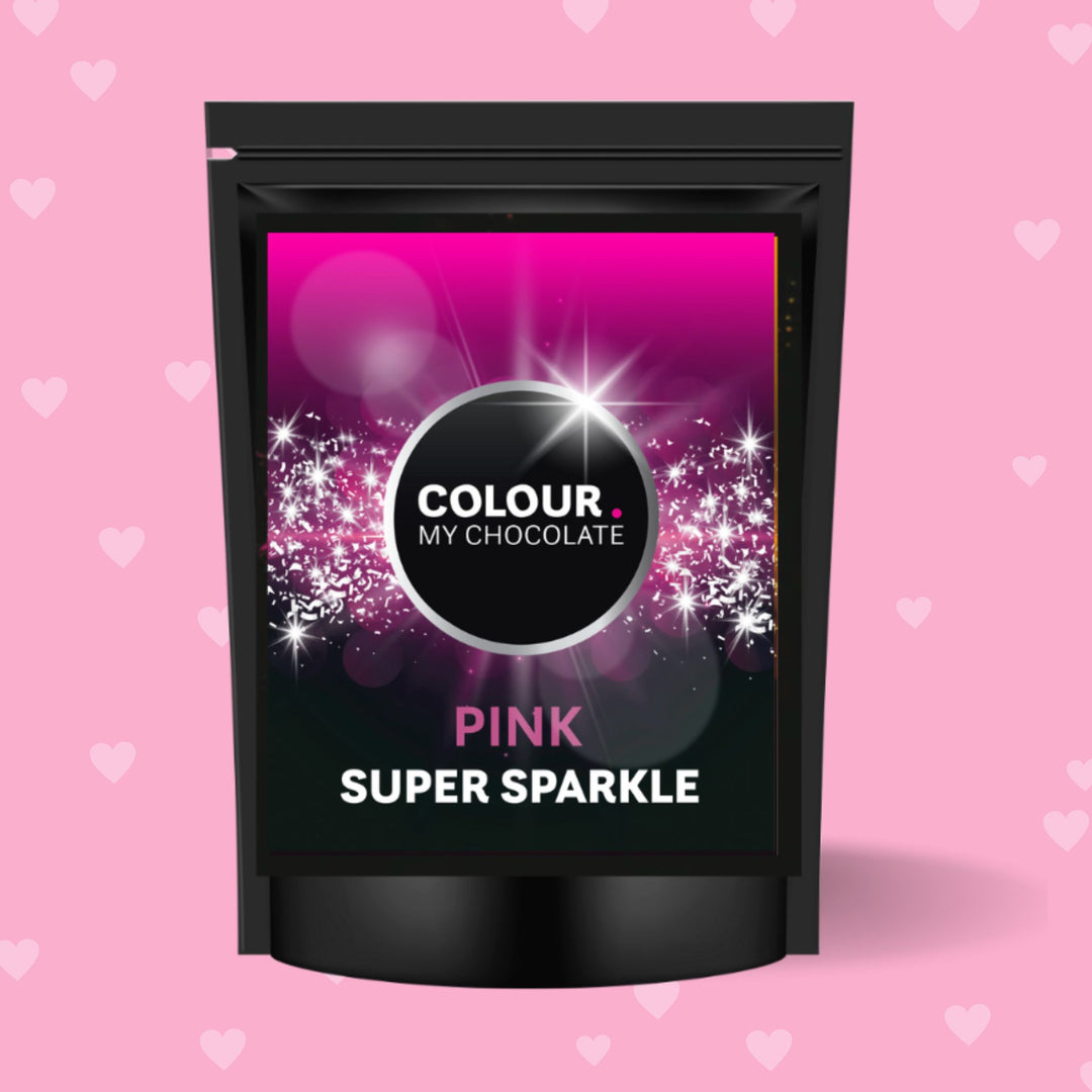 pink edible glitter super sparkle valentine