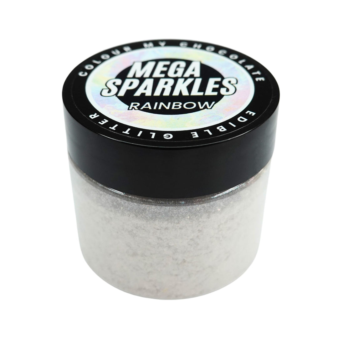 RAINBOW Mega Sparkles 50ml - Edible & Drinkable Glitter