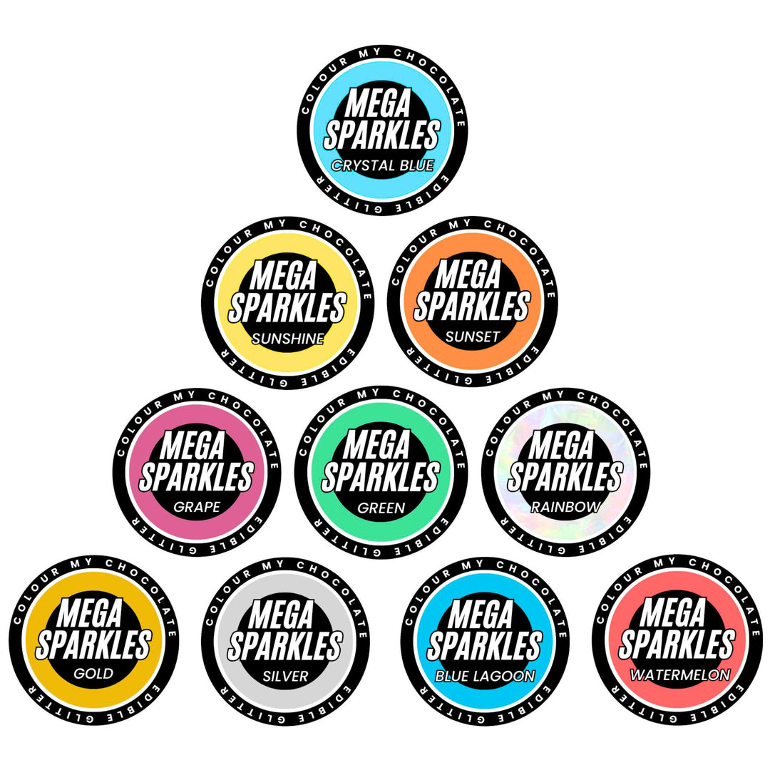 Mega Sparkle Bundle - 10 Pack - Edible & Drinkable Glitter