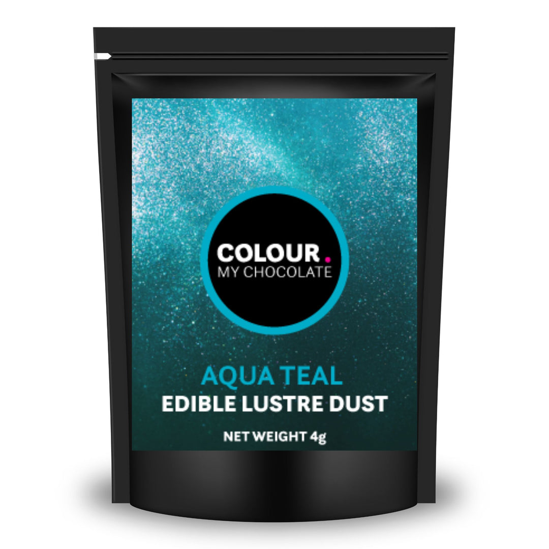 aqua teal lustre dust