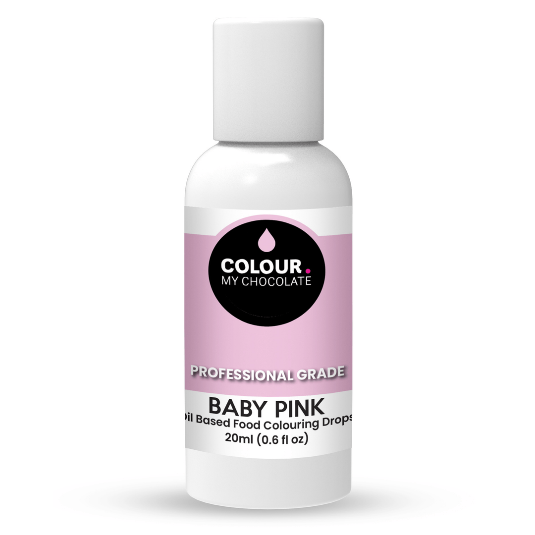 BABY PINK Oil Based Food Colouring Drops - Colour My Chocolate