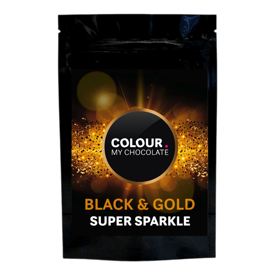 BLACK & GOLD Super Sparkle - Colour My Chocolate