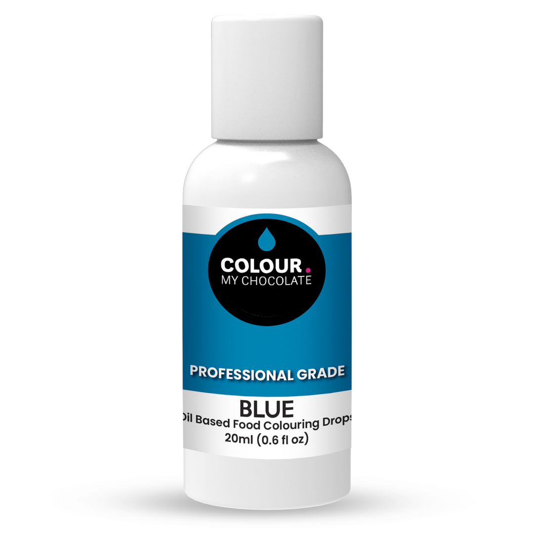 BLUE Oil based Food Colouring Drops - Colour My Chocolate
