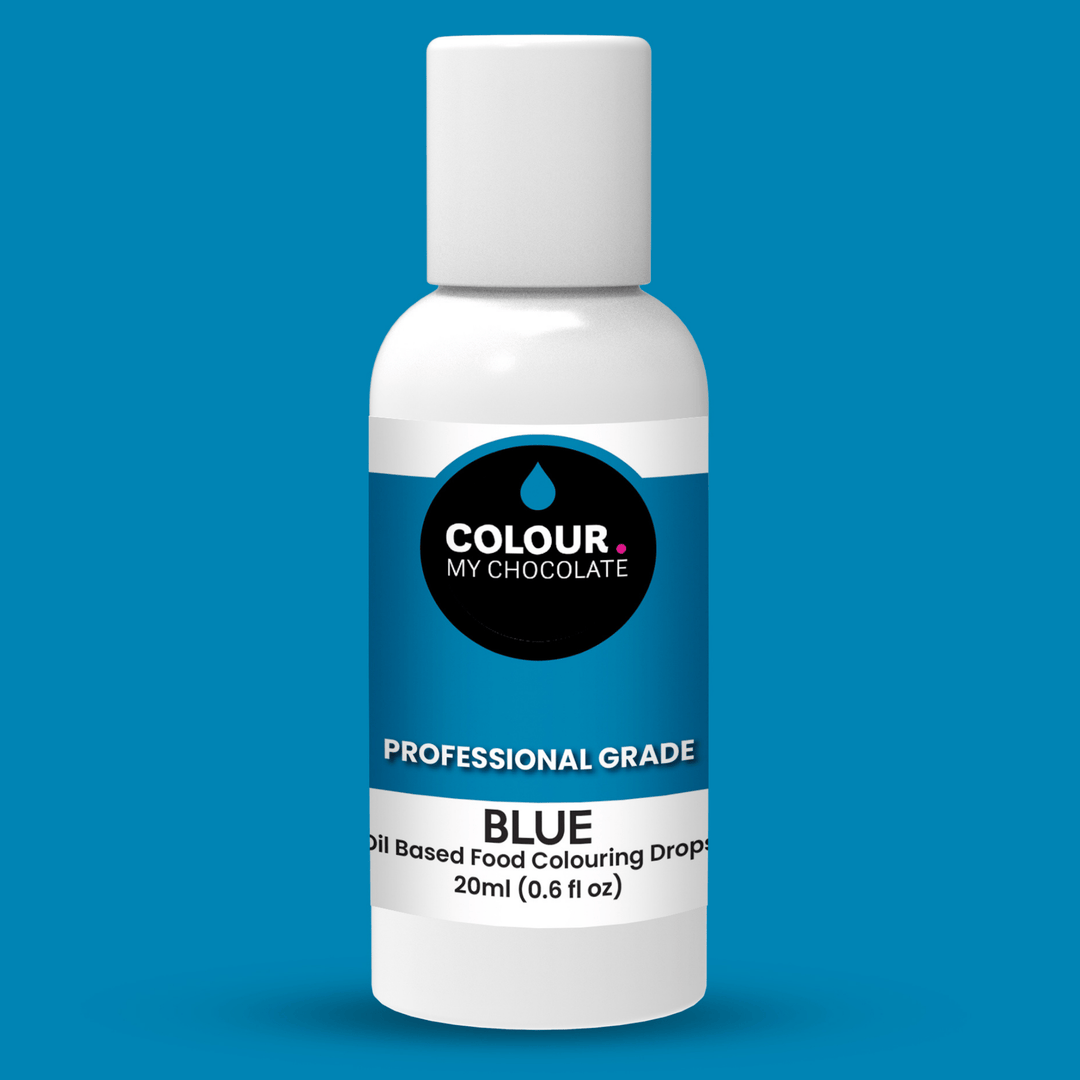 BLUE Oil based Food Colouring Drops - Colour My Chocolate
