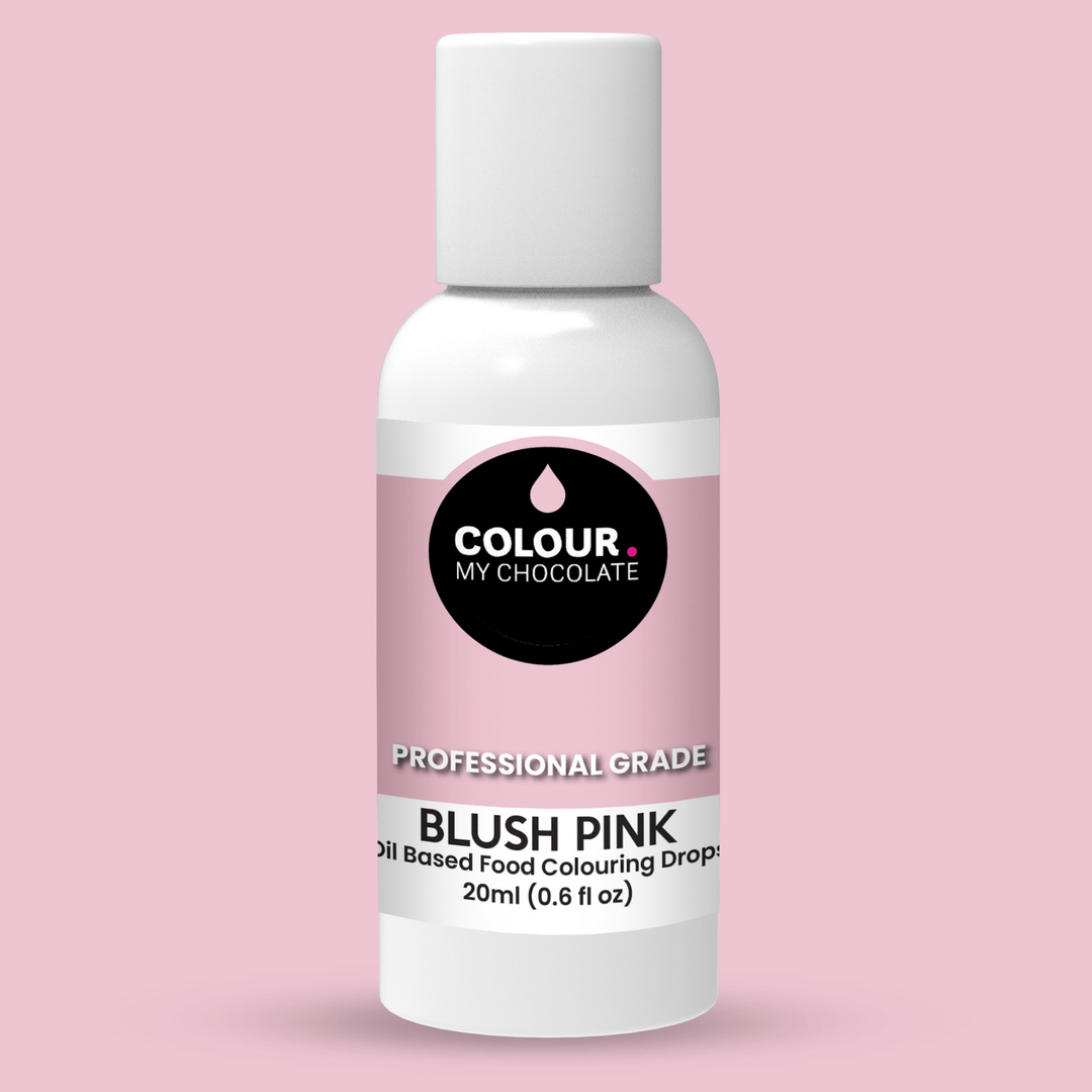 BLUSH PINK Oil Based Food Colouring Drops - Colour My Chocolate