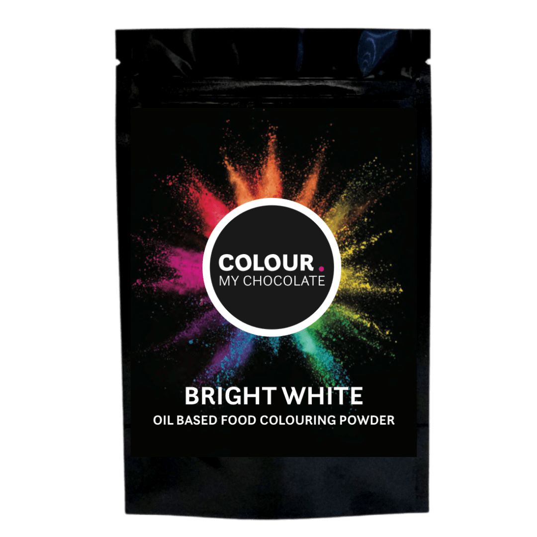 BRIGHT WHITE Oil Based Food Colouring Powder - Colour My Chocolate
