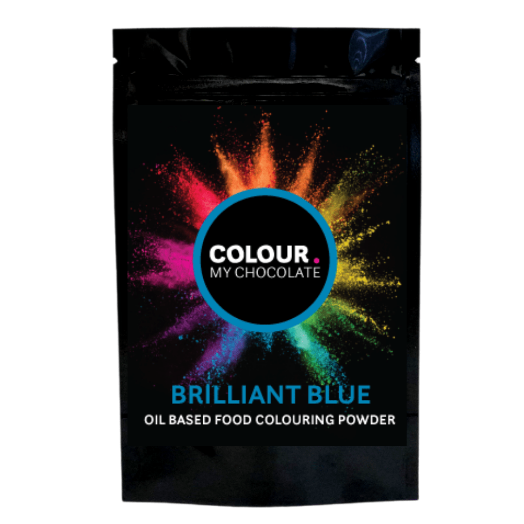 BRILLIANT BLUE Oil Based Food Colouring Powder - Colour My Chocolate