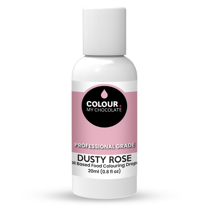 DUSTY ROSE Oil Based Food Colouring Drops - Colour My Chocolate