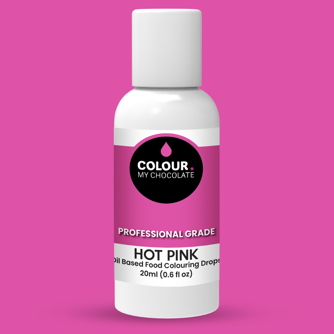 HOT PINK Oil Based Food Colouring Drops - Colour My Chocolate