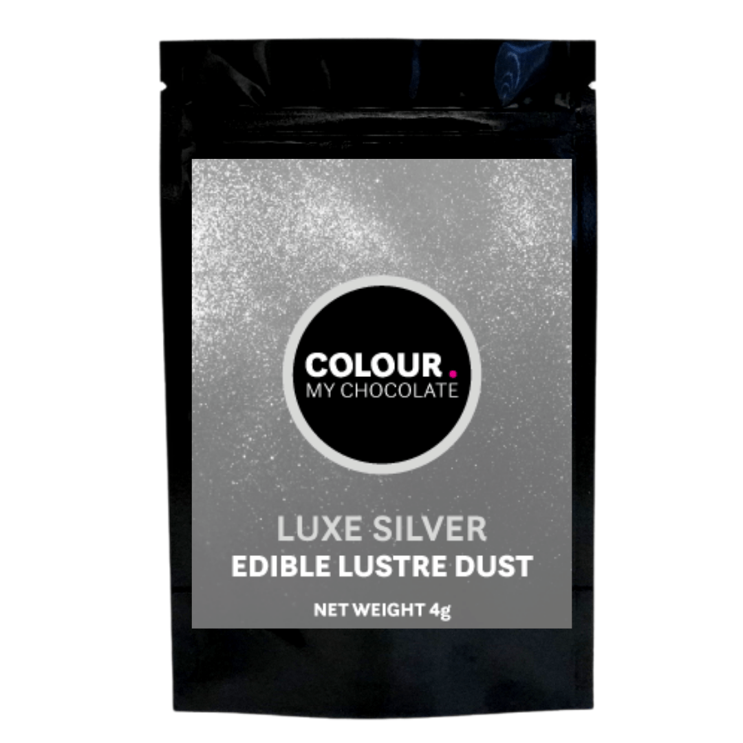 LUXE SILVER 100% Edible Lustre Dust - Colour My Chocolate