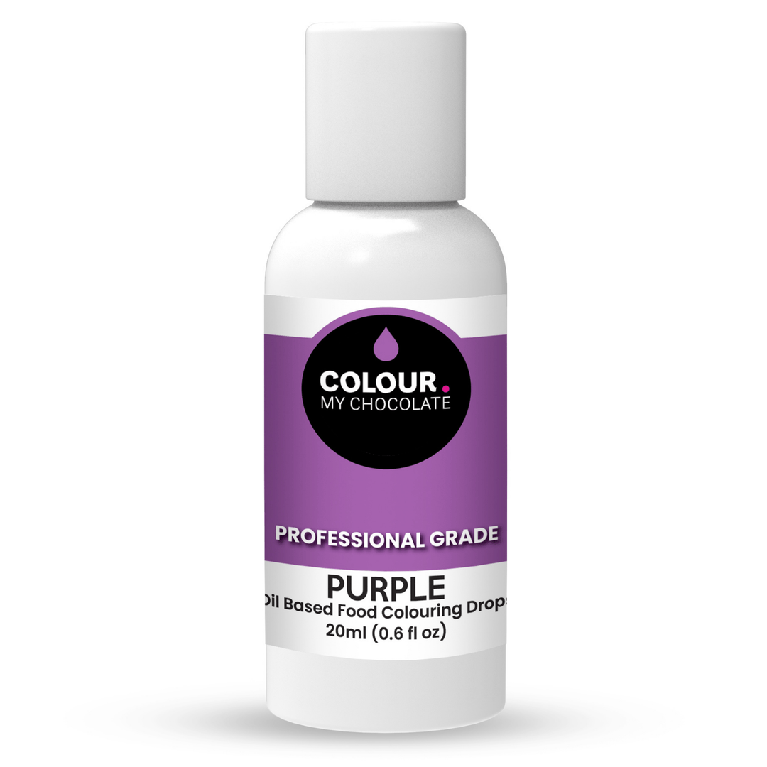 PURPLE Oil Based Food Colouring Drops - Colour My Chocolate