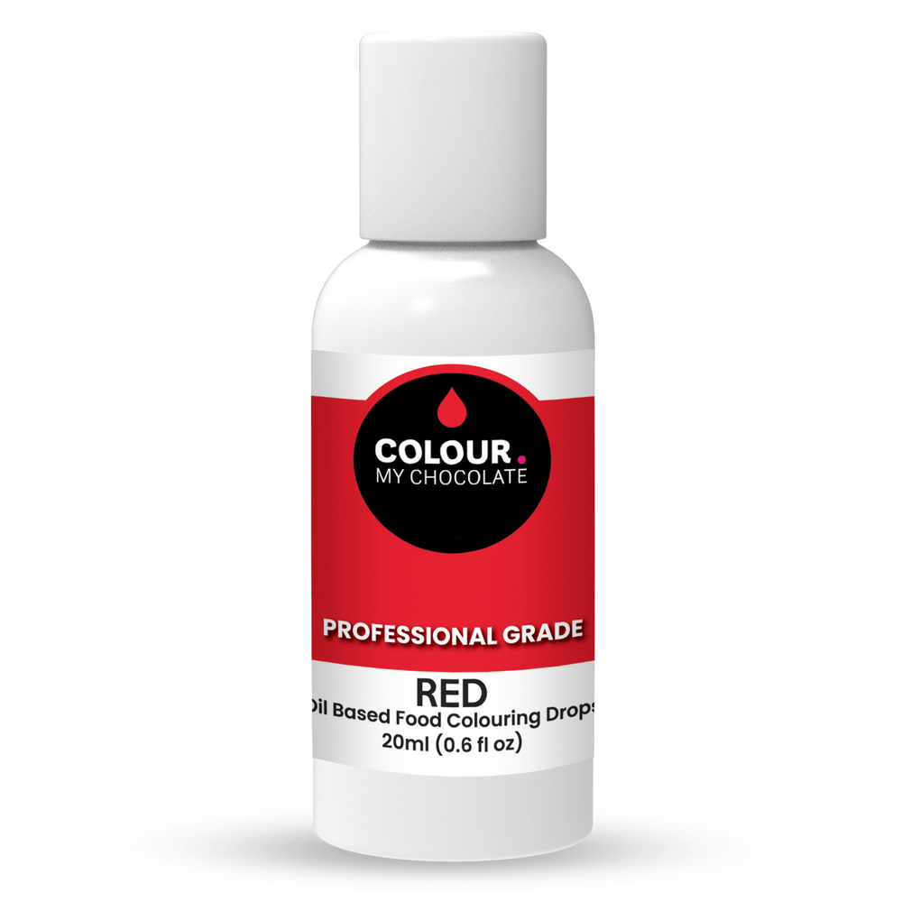 RED Oil Based Food Colouring Drops - Colour My Chocolate
