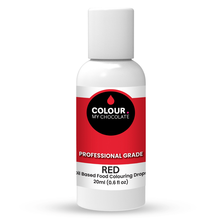 RED Oil Based Food Colouring Drops - Colour My Chocolate